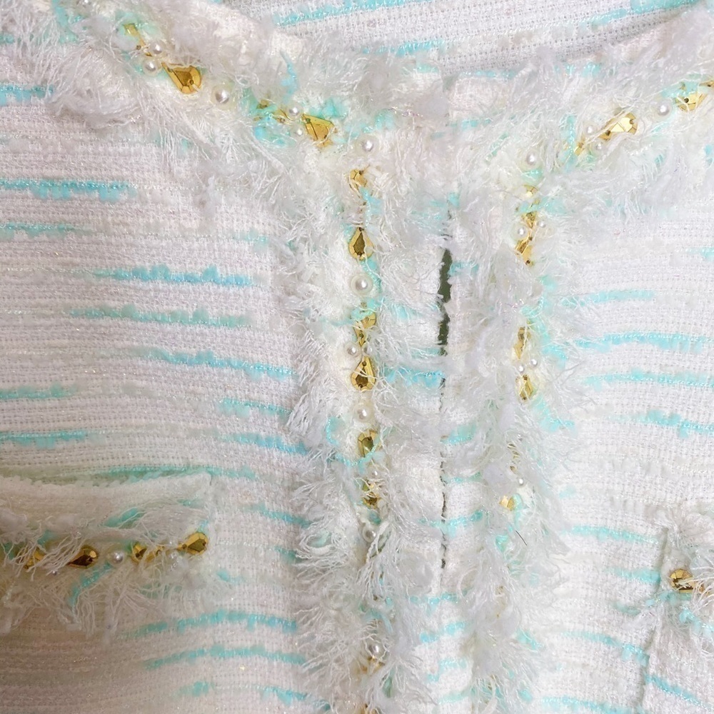 Lilly Pulitzer Pearl Tweed Jacket Size 6 - Picture 3 of 8